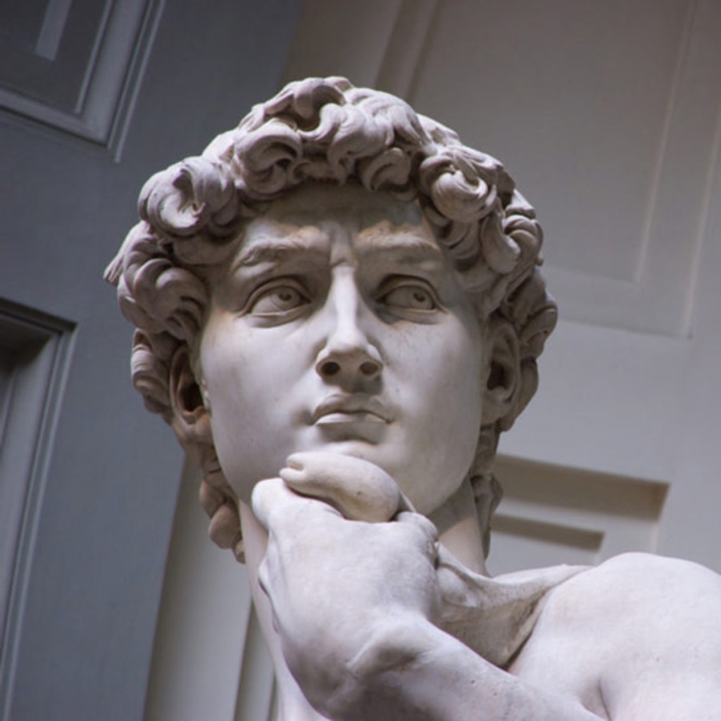 Michelangelo's David sculpture in Florence